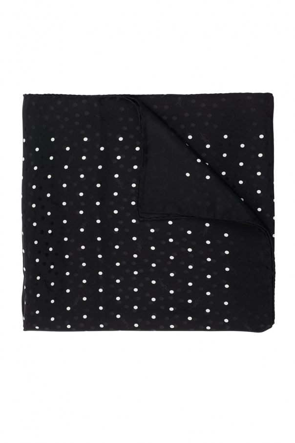 Saint Laurent Scarf with polka dots